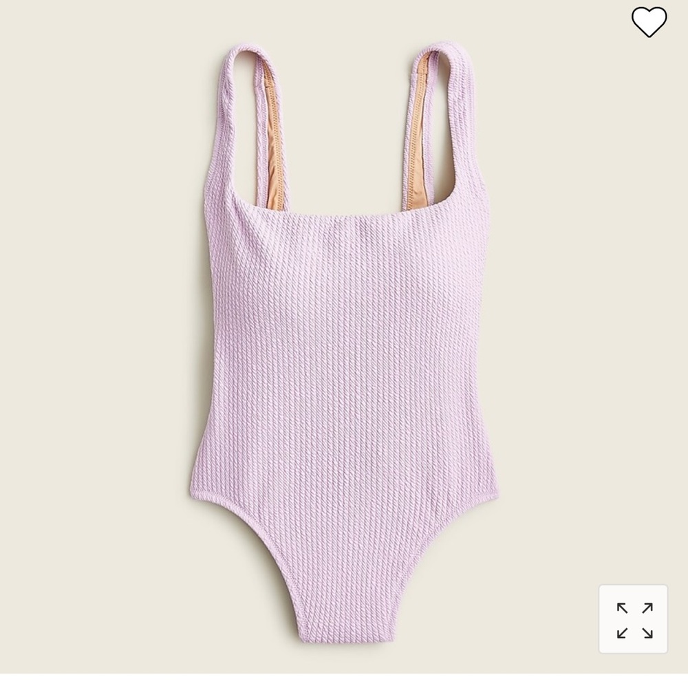 JCrew Textured squareneck one-piece
Item BC052